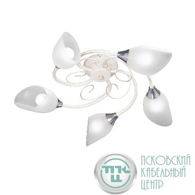 Люстра 5xE14 макс. 40Вт плафон ПП Vitaluce V3667-0/5PL