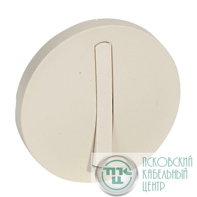 Накладка выкл. 1-кл. Celiane slim сл. кость Leg 066297