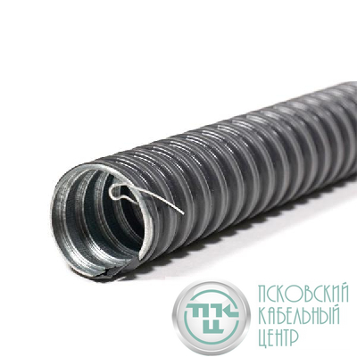 Металлорукав в ПВХ изоляции РЗ-ЦП нг-LS 16 с протяжкой (уп.50м) ГОФРОМАТИК zeta44120