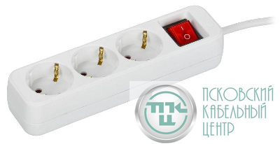 Удлинитель 3х5м 16А У03К ПВС 3х1.5 бел. UMA IEK UM-YP10-16-03-05-ZK-K01