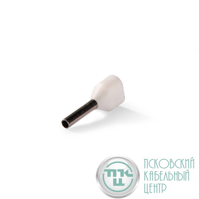 Наконечник штыревой втулочный изолированный НШВИ(2) 0.5-8 ЕВРО бел. КВТ 103243