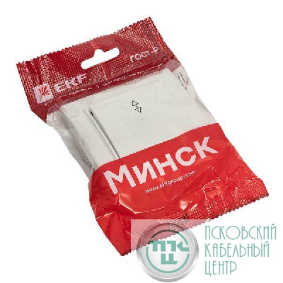 Переключатель проходной 1-кл. СП Минск 10А IP20 бел. Basic EKF ERV10-025-10