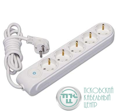 Удлинитель 5х3м с заземл. 16А защ. шторки Makel N5310043