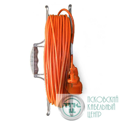 Удлинитель-шнур на рамке 1х50м без заземл. 6А IP54 УШ-6 ПВС 2х0.75 Universal 9632020