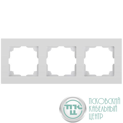 Рамка 3-м СП Accent 6-503-01 бел. Intro Б0063737