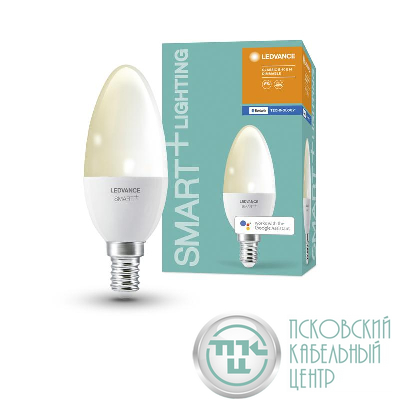 Лампа светодиодная SMART+ Candle Dimmable 40 5Вт/2700К E14 LEDVANCE 4058075485211