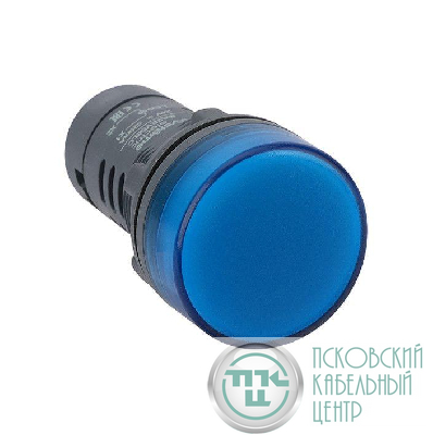 Лампа светосигнальная SB7 d22мм 230В AC син. моноблочная SE SB7EV06MP