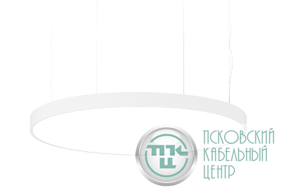 Светильник светодиодный RING-SLIM 35Вт 4000К IP40/IP20 opal-sand 400х50 CRI90 круг подвесной бел. CSVT ЦБ-00008835