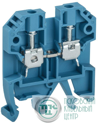 Клемма винтовая КВИ-4кв.мм синяя IEK YZN30-004-K07