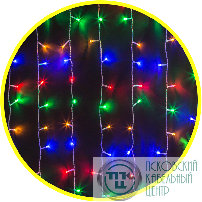 Гирлянда светодиодная "Занавес" 93 645 NGF-D022-01 1.5х1.2м 192LED RGBY IP20 TR Navigator 93645