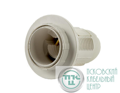 Патрон Е14-ППК пластиковый с прижимным кольцом IN HOME 4690612032290