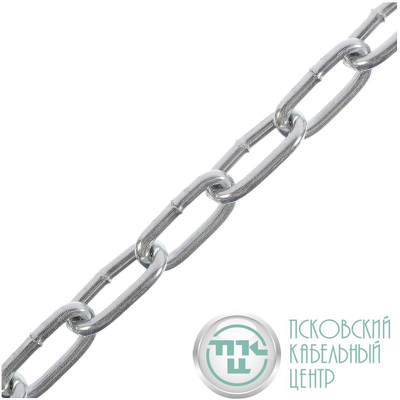 Цепь короткозвенная DIN 766 (SLC) 3мм-накл. (уп.60м) Tech-KREP 103323