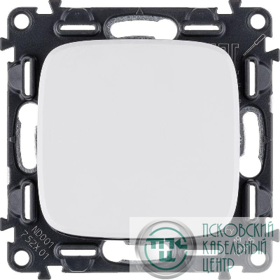Механизм выключателя 1-кл. СП Valena Allure 10А IP20 250В 10АХ с лиц. панелью безвинт. зажимы бел. Leg 752701
