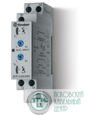 Таймер модульный асимметр. повтор. цикла FINDER 809102400000