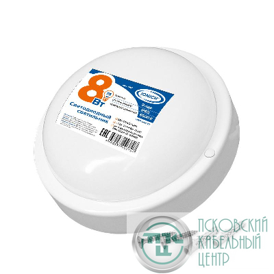 Светильник светодиодный ILED-SMD2835-СПП-8-650-220-6.5-IP65-R ЖКХ IONICH 1463