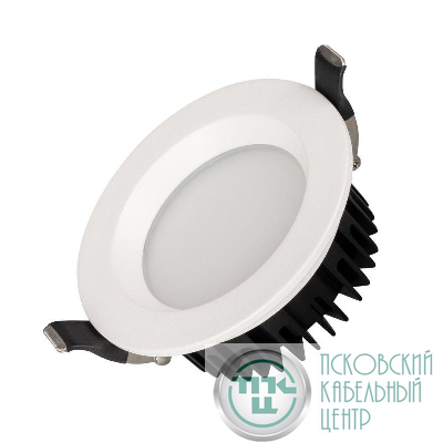 Светильник светодиодный MS-MIST-BUILT-R145-15W Warm3000 (WH 110 deg 230В) IP54 металл Arlight 041613