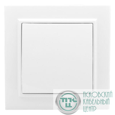Кнопка нажимная СП Минск 10А белый EKF ERV10-028-10