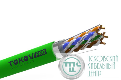Кабель витая пара F/UTP 4х2х24AWG(0.52мм) кат.5E PVCLS нг(А)-LSLTx indoor Fluke tested 305м (м) PRO TOKOV ELECTRIC TKP-C11-F42-5E-RU-LSLTx