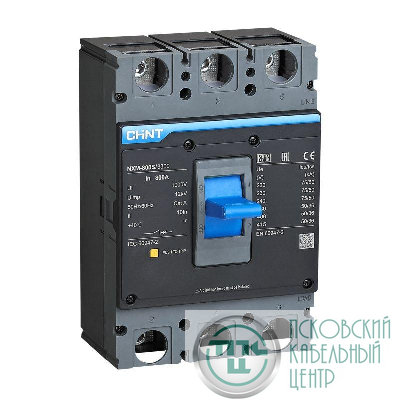 Выключатель автоматический 3п 630А 50кА NXM-800S (R) CHINT 844382