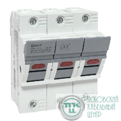 Предохранитель-разъединитель DF 14х51 3п (тип ПВЦ) EKF df143-e