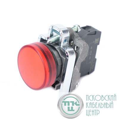 Лампа сигнальная модульная в сборе 22мм 24В DC красн. SE SB4BVB4