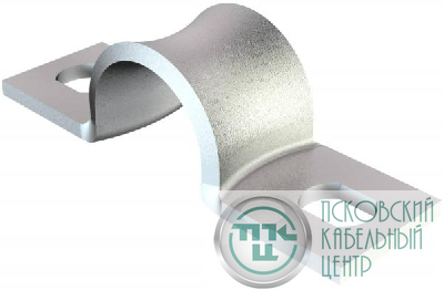 Скоба крепежная двухлапковая d7мм WN 7855 B 7 метал. оцинк. OBO 1044125