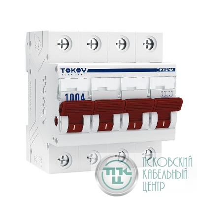 Выключатель нагрузки модульный 4п 100А PRIZMA TOKOV ELECTRIC TKE-PZ60-MDSI-4-100