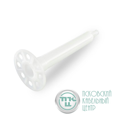 Дюбель тарельчатый гриб с гвоздем для ПМ IN120 бел. (уп.50шт) Промрукав PR08.12257