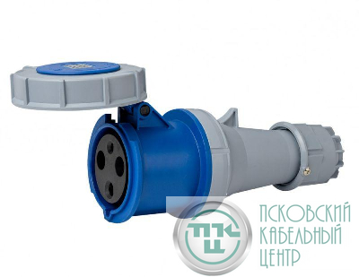 Розетка переносная 2Р+РЕ 125А 220В IP67 РП-103 DEKraft 26139DEK