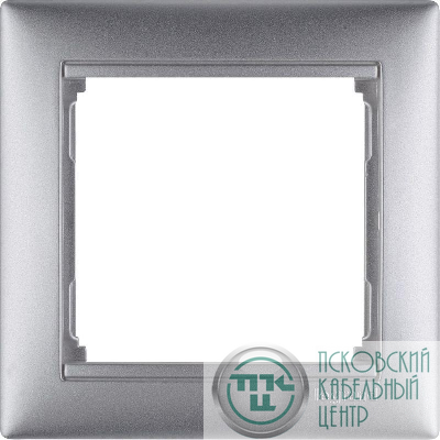 Рамка 1-м Valena алюм. IEK 770151