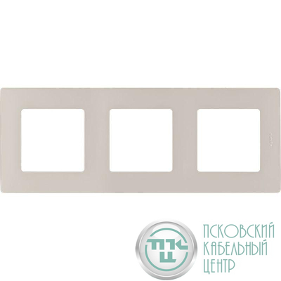 Рамка 3-м Etika сл. кость IEK 672513