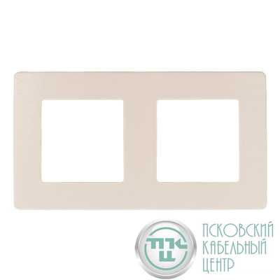 Рамка 2-м 12-5102-02 сатин сл. кость Эра Б0052510