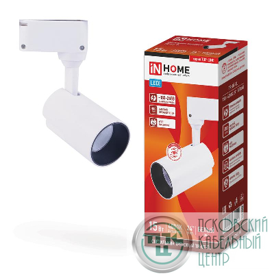 Светильник светодиодный трековый TOP-LINE TR-07-TL 15Вт 4000К IP40 1500лм 24град. бел. IN HOME 4690612035505