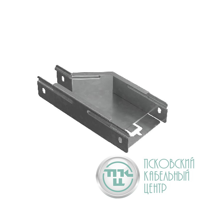 Переходник для лотка левый 50х50-100 сталь 1мм "ПЛЮС" PDplus50-50-100-L КМ PL0691