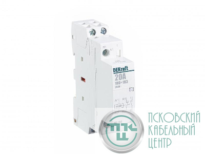 Контактор модульный МК-103 1НО+1НЗ 20А 230В DEKraft 18058DEK