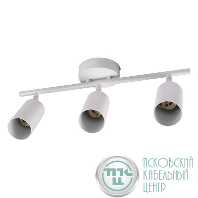 Светильник PCL-0403 3xGU10 IP20 230В WH настен./потолочн. декор. под лампу JazzWay 5066663