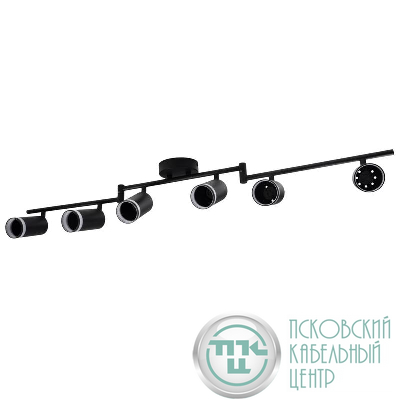 Светильник PCL-0306 6xGU10 IP20 230В BL настен./потолочн. декор. под лампу JazzWay 5066601