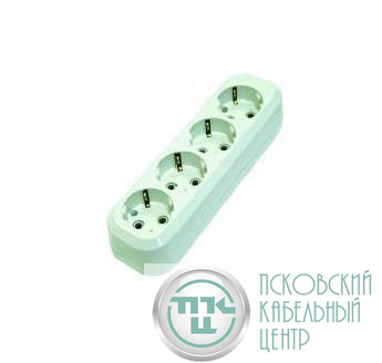 Колодка удлинителя 4-м с заземл. Makel MGP151