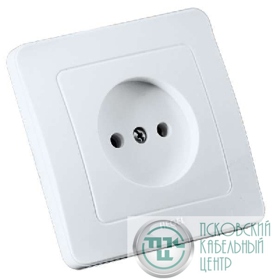Розетка 1-м СП Мастер 16А IP20 250В бел. HEGEL РС16-301