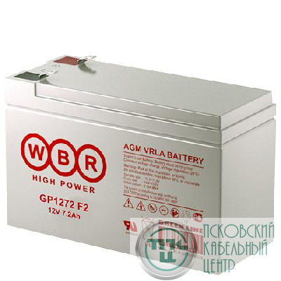 Аккумулятор 12В 7.2А.ч WBR GP1272 F2 WBR