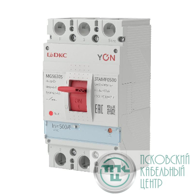 Выключатель автоматический MGS630 3P 400-500A 60kA YON MGS630S-3TAMF0500