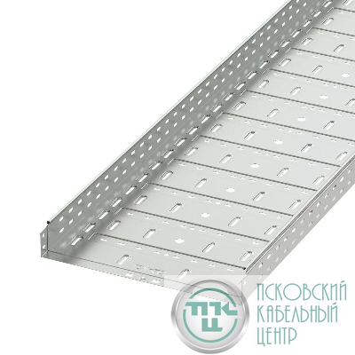 Лоток листовой перфорированный 500х100 L3000 сталь 1мм DKC 35346
