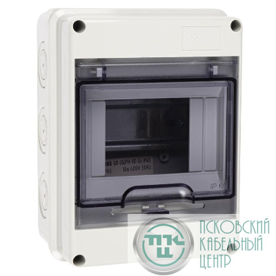 Бокс модульный накладной PDB/W 4005 GR (ЩРН-ПГ- 5) IP65 пластик. Pro JazzWay 5072053