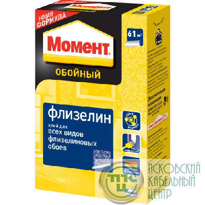 Клей обойный Флизелин 470г Момент Б0059304