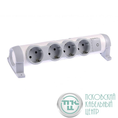 Колодка удлинителя 4-м без кабеля с заземл. "Комфорт" Leg 694629