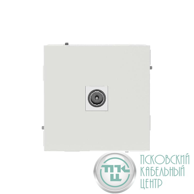 Розетка телевизионная одиночная TV KANT бел. песок DKC 7010503