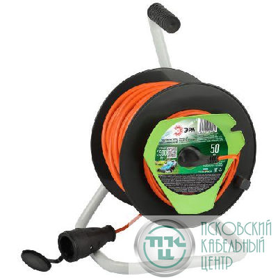 Удлинитель на катушке 1х50м с заземл. RP-1e-3x1.5-50m ПВС 3х1.5 Эра Б0059778