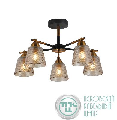 Люстра Kello 60Вт E27х5 IP20 Freya FR4015PL-05BBZ