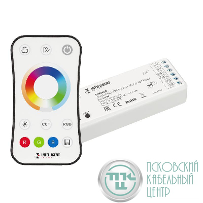 Диммер SMART-SET-PWM-105-52-MULTI-SUF White (12-24В 5х3А ПДУ RING 10кн 2.4G) IP20 пластик INTELLIGENT ARLIGHT 036188