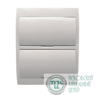 Бокс пластиковый ЩРН-П-24 IP41 бел. (бел. дверца) Rexant 11-0325